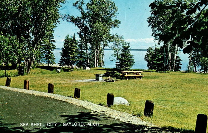 Seashell City - Old Postcard (newer photo)